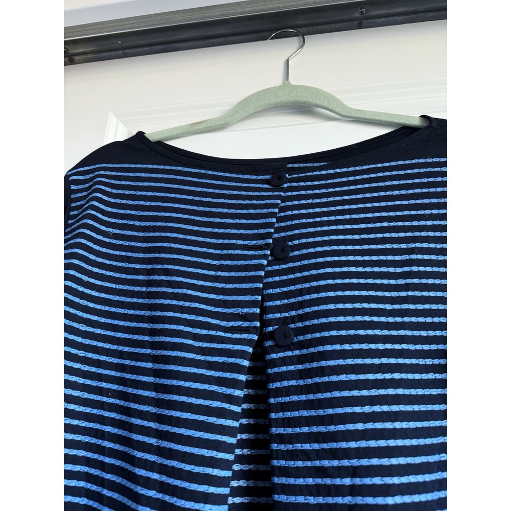 authentic Prada Women's nautical striped sweater Top 2014 SZ Small Blue Black - Picture 8 of 13